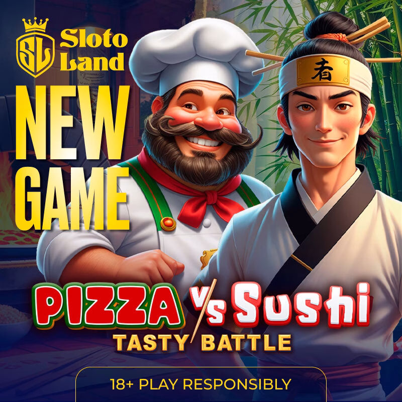 It’s Chef vs Chef: “Pizza vs Sushi” — a fresh slot from game provider SlotoLand!